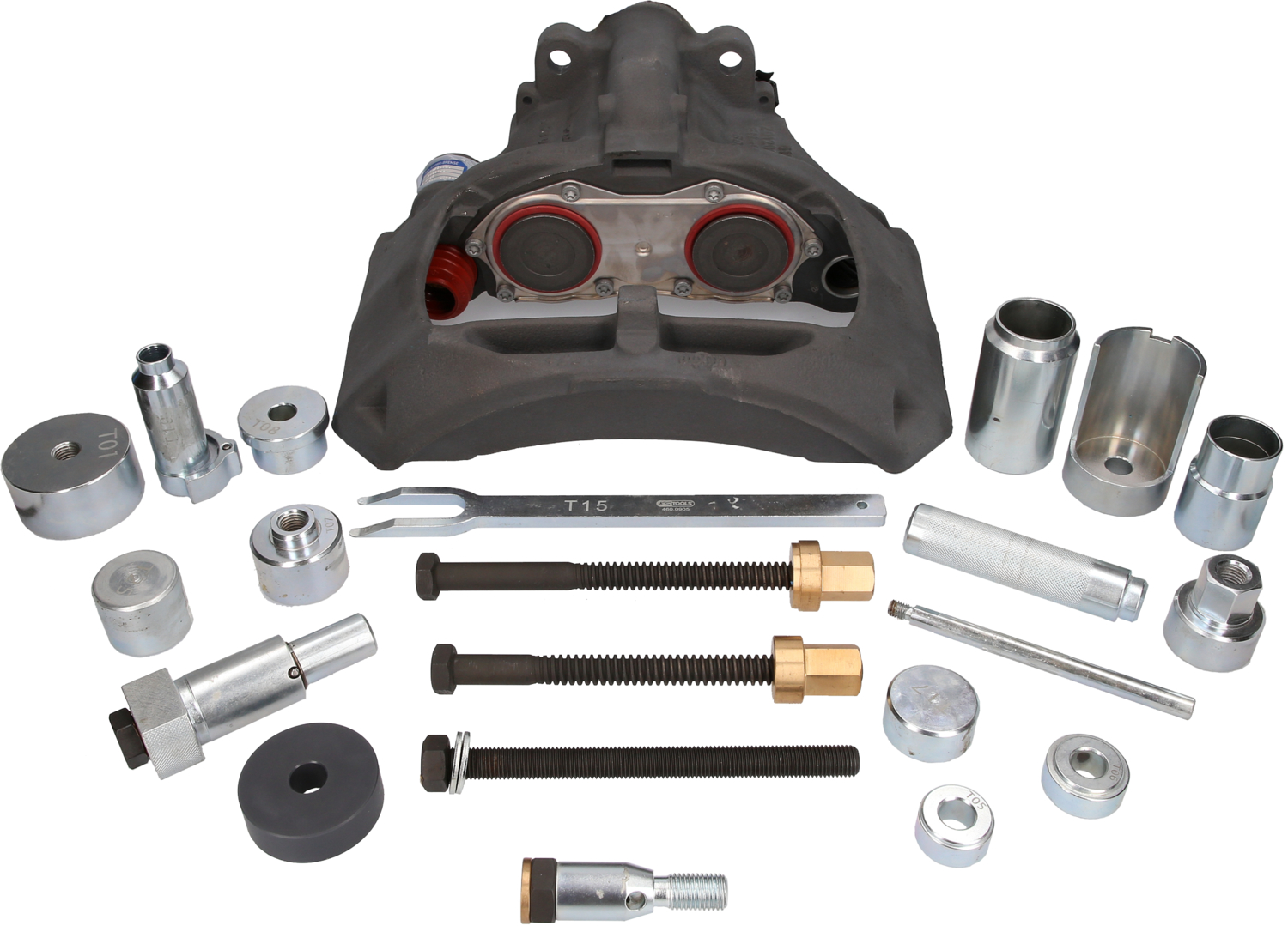 KS Tools Bremssattel-Instandsetzungs-Koffer, 24-tlg
