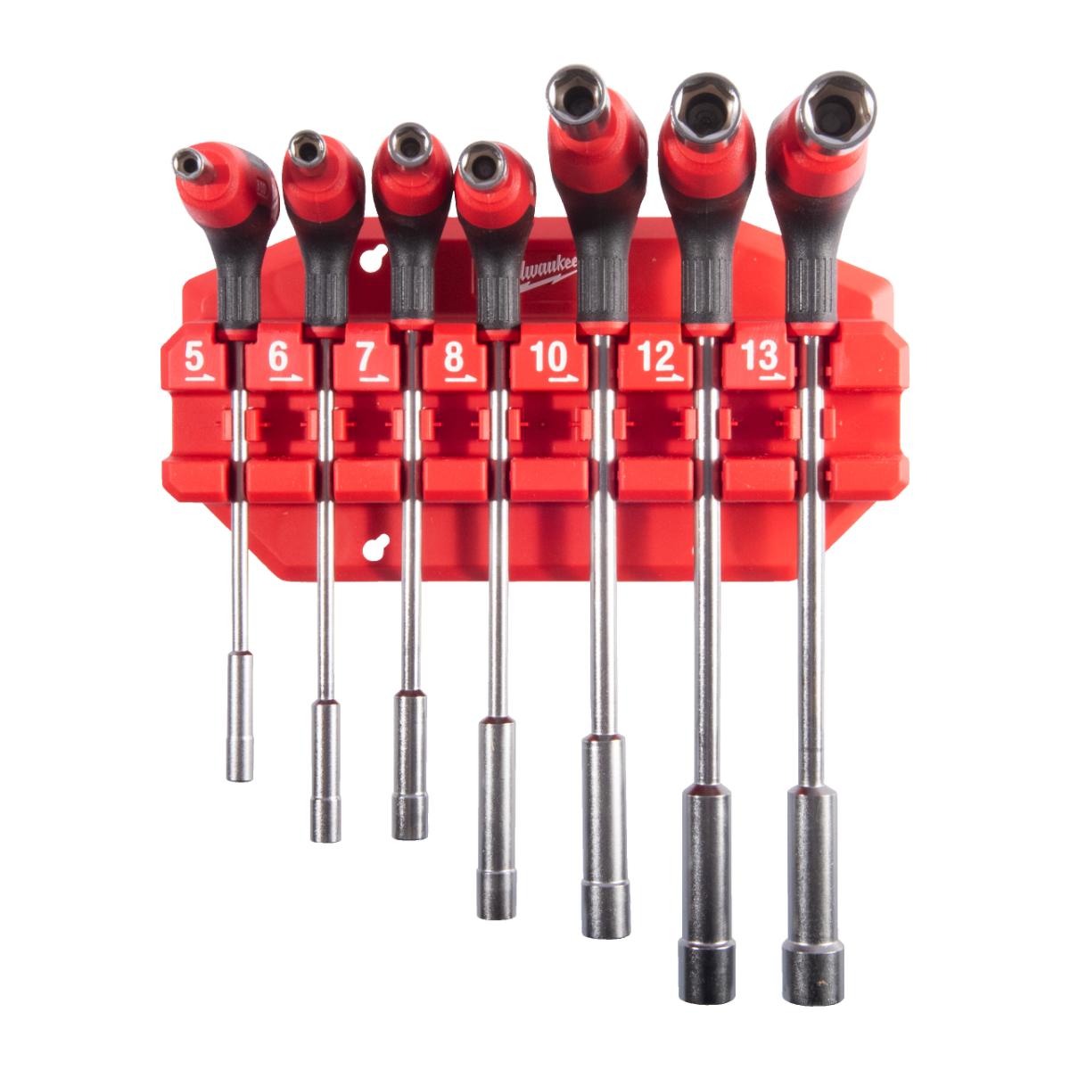 Milwaukee T-Griff-Set Steckschlüssel Softgrip Steckschlüssel