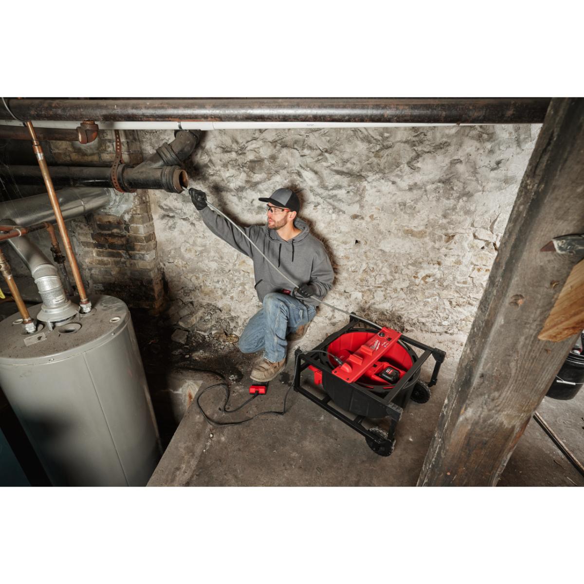 Milwaukee M18HSFSM-0 Hochgeschwindigkeitsrohrreiniger mit flexibler Welle
