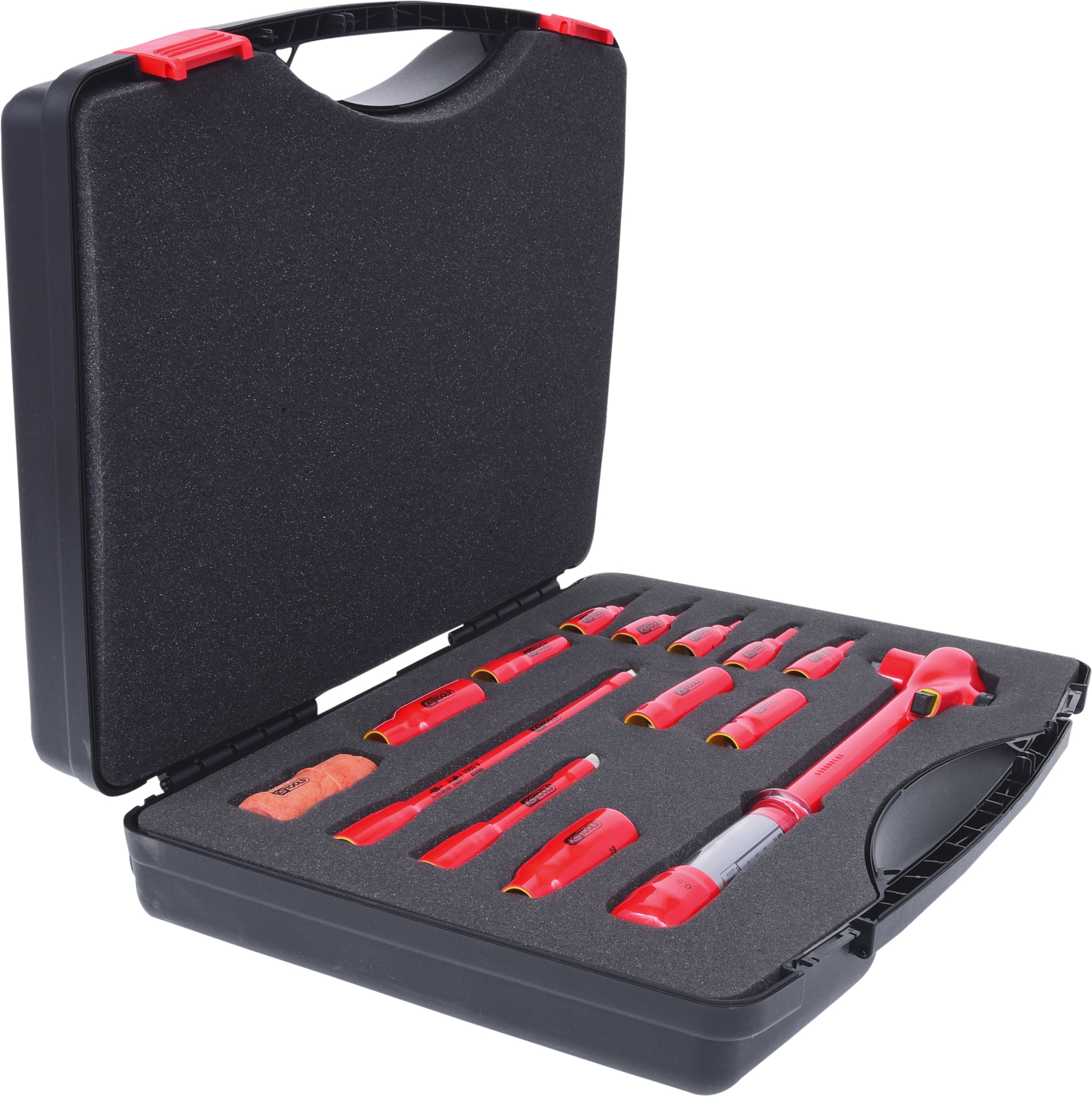 KS Tools 3/8" Steckschlüssel-Satz mit isolierten Werkzeugen, 14-tlg