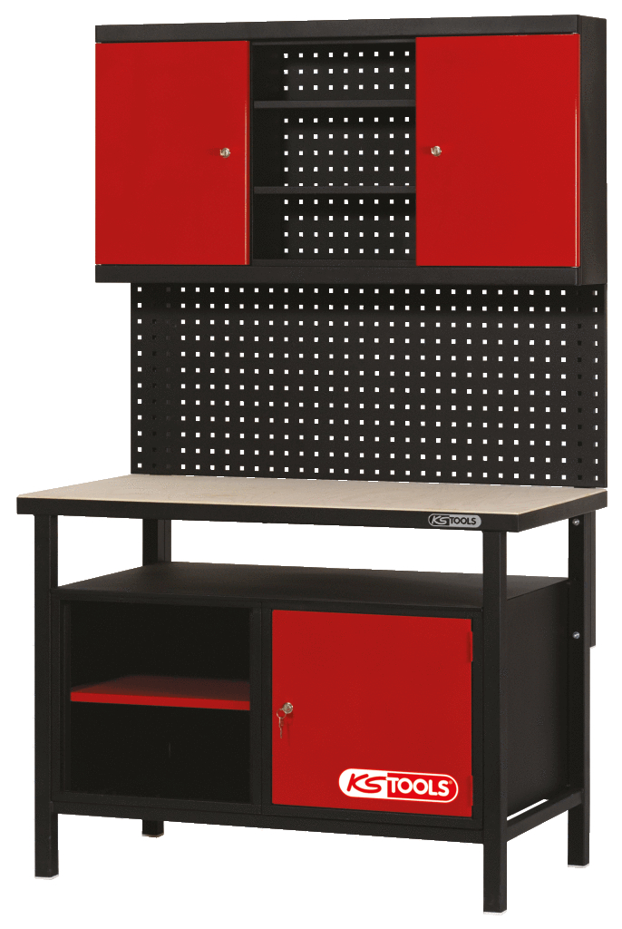 KS Tools Werkbank mit 1 Tür, H840xB1200xT600mm