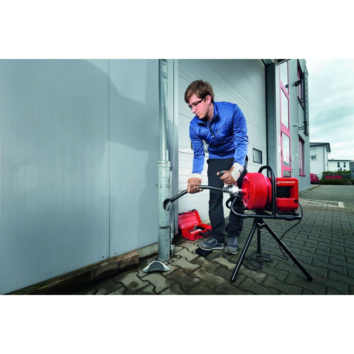 ROTHENBERGER RODRUM VarioClean Grundgerät + Akku + Ladegerät