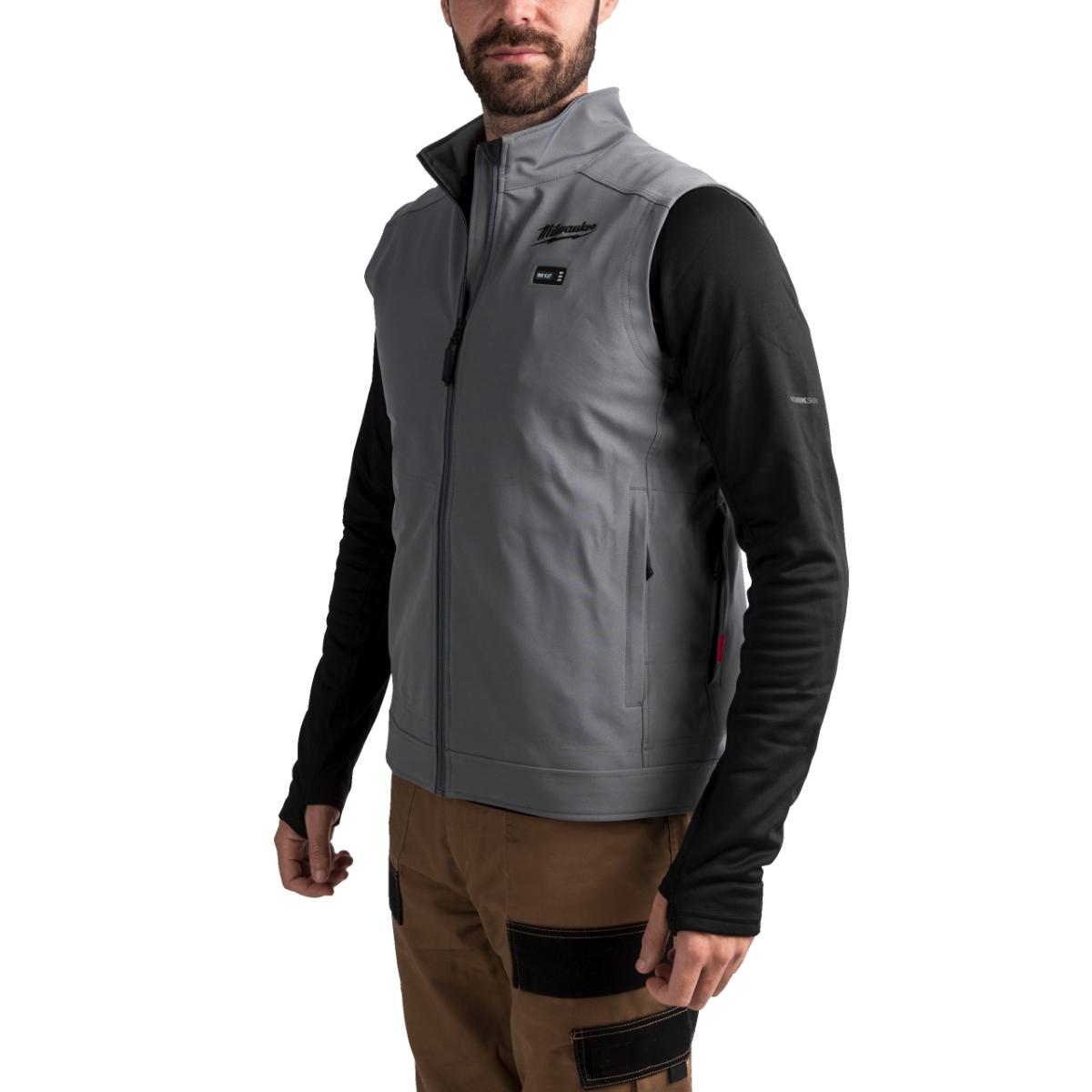 Milwaukee Akku-Thermo-Weste Herren grau
