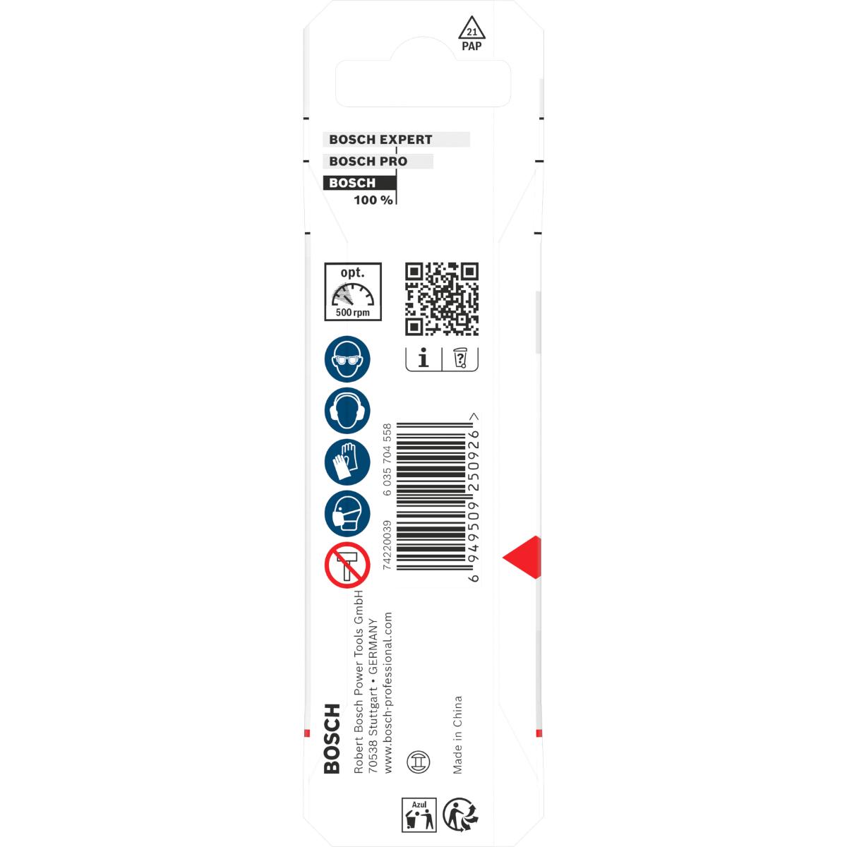 Bosch CYL-9 Soft Ceramic Bohrer-Set, 5,5 x 70, 6 x 80, 8 x 80 mm, 3-teiliges Set