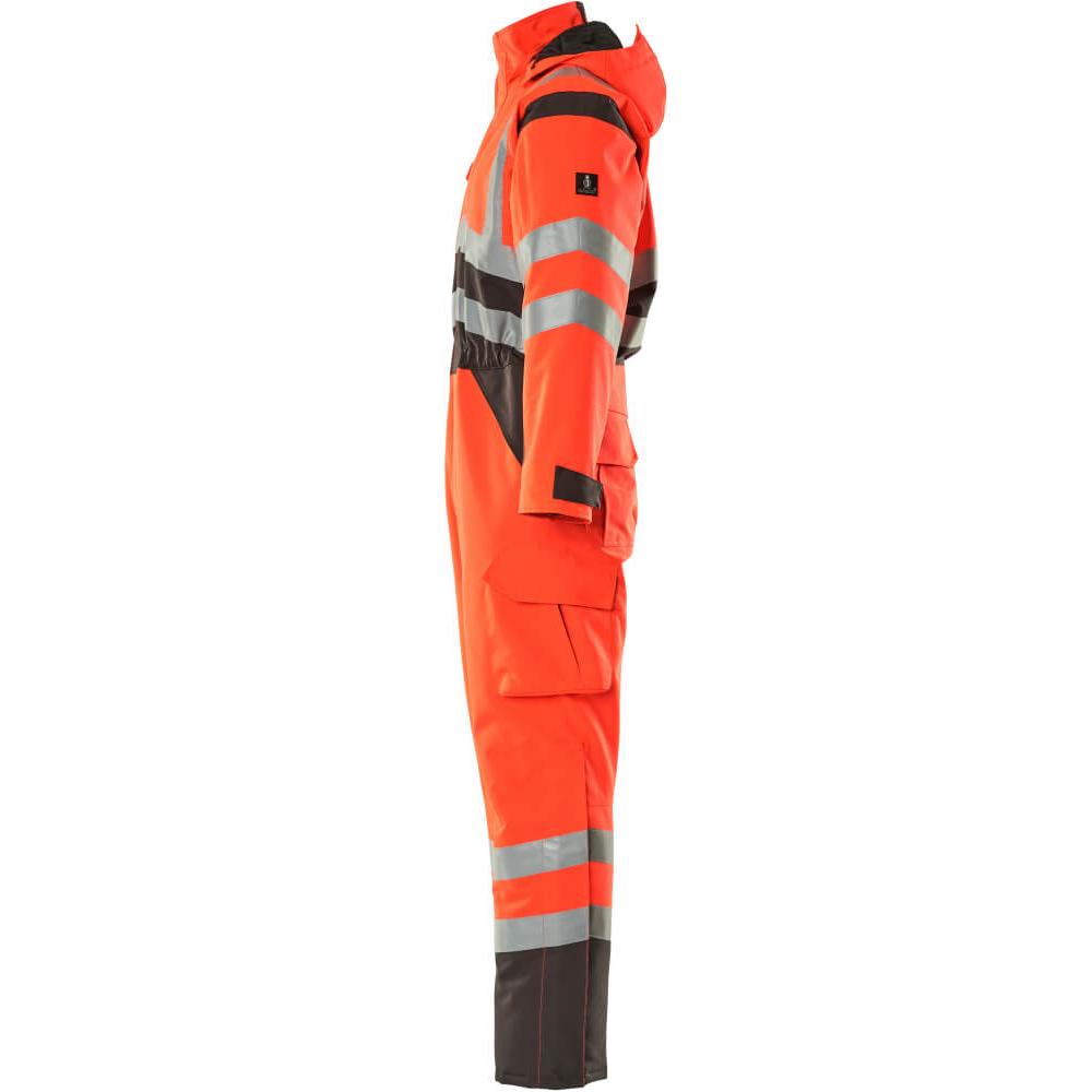MASCOT Safara Winteroverall SAFE YOUNG Hi-vis Rot / Dunkelanthrazit