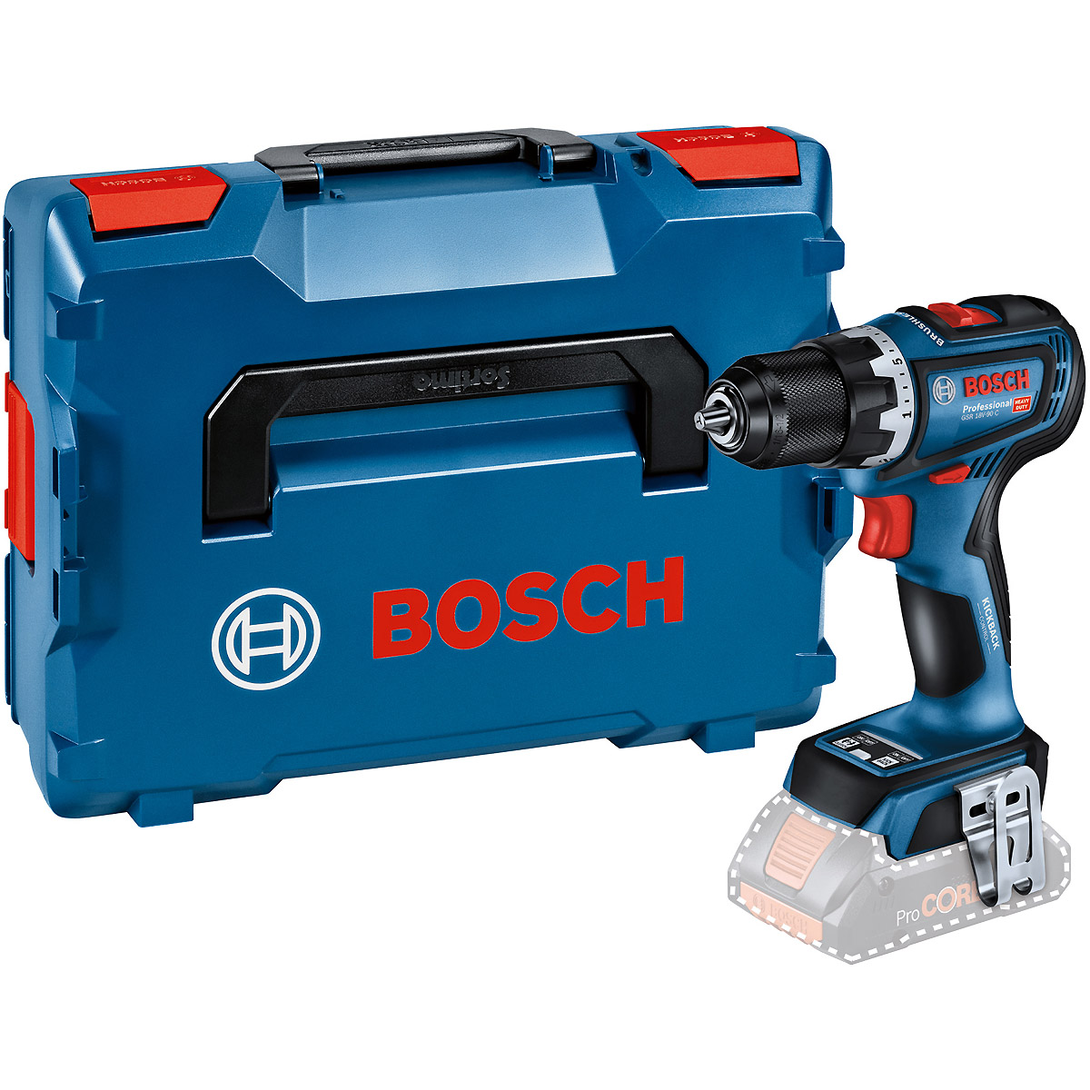 Bosch Akku-Bohrschrauber GSR 18V-90 C mit L-BOXX