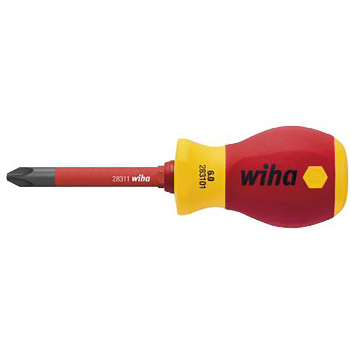 Wiha Schraubendreher mit Bithalter Set slimVario electric Stubby 4-teiliges Set mit slimBits