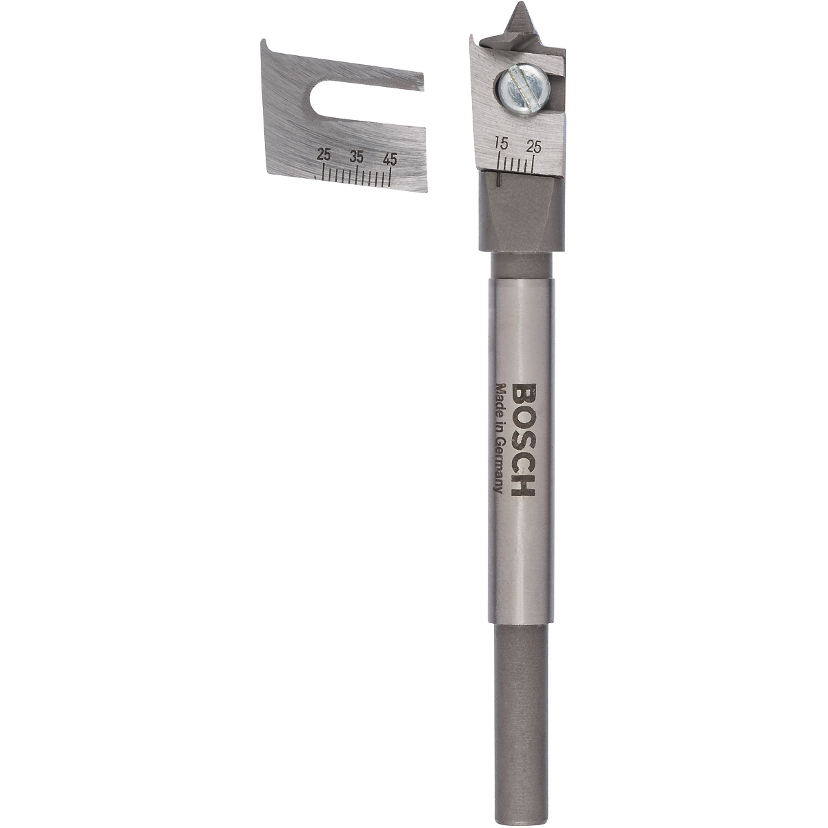 Bosch Verstellbarer Flachfräsbohrer, Sechskant 15 - 45 mm, 120 mm
