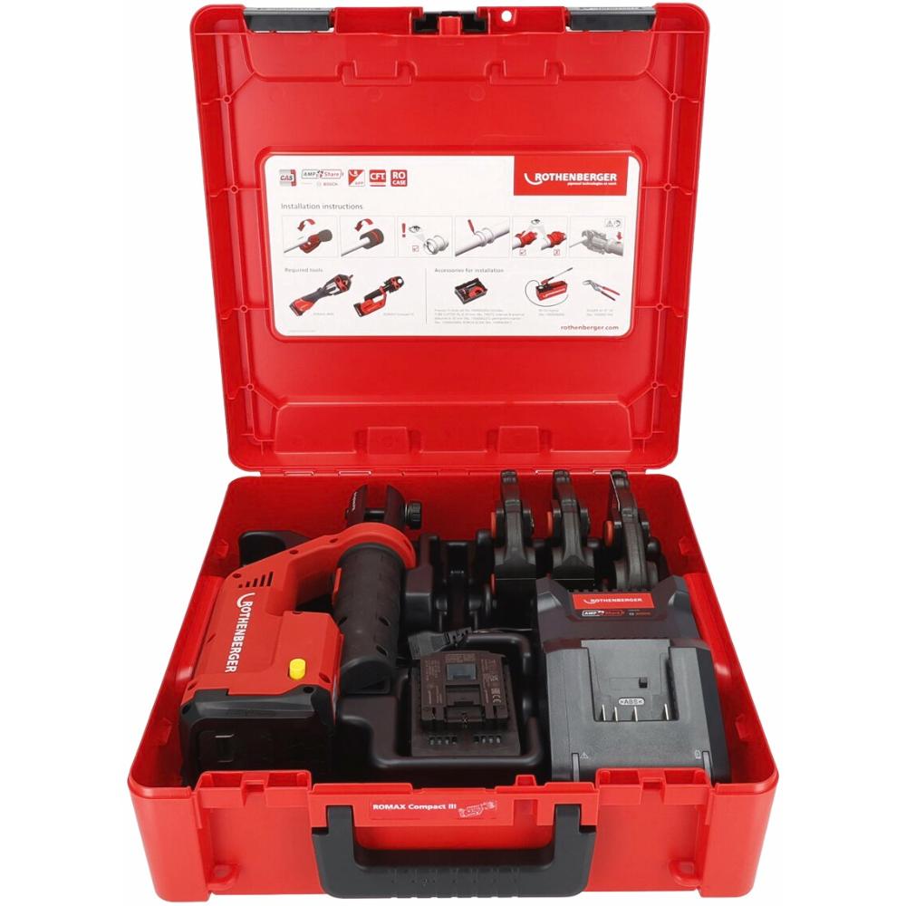 ROTHENBERGER ROMAX COMPACT III Set TH16-20-26, 2Ah, EU, AMPShare