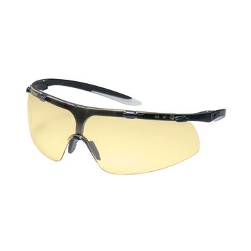 uvex Bügelbrille super fit CR schwarz, weiß
