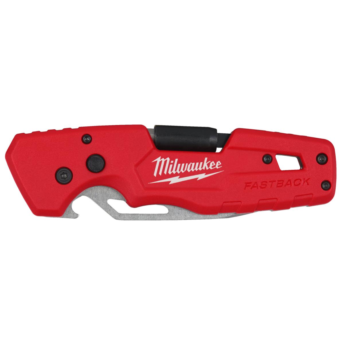 Milwaukee Fastback 5-in-1 Klappmesser mit integriertem 1/4 Zoll Hex-Bithalter