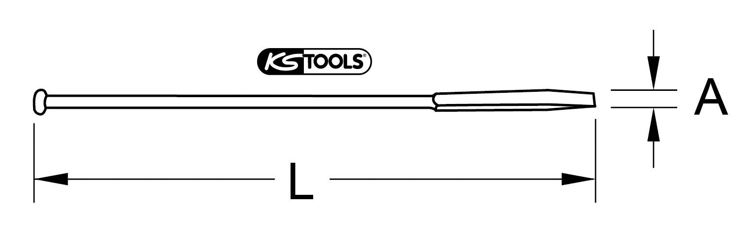 KS Tools Pflasterbrechstange, Hamburger Modell