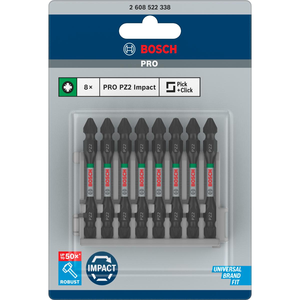 Bosch PRO Doppelklingen Schrauberbit-Set Impact Control