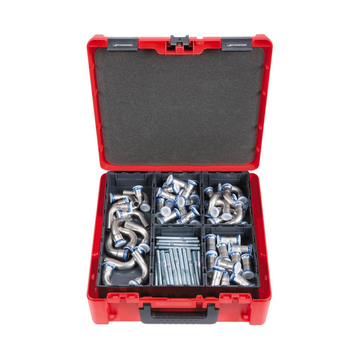 ROTHENBERGER Werkzeugkoffer ROCASE 4414 anthrazit ohne Einl mit BA - Halter