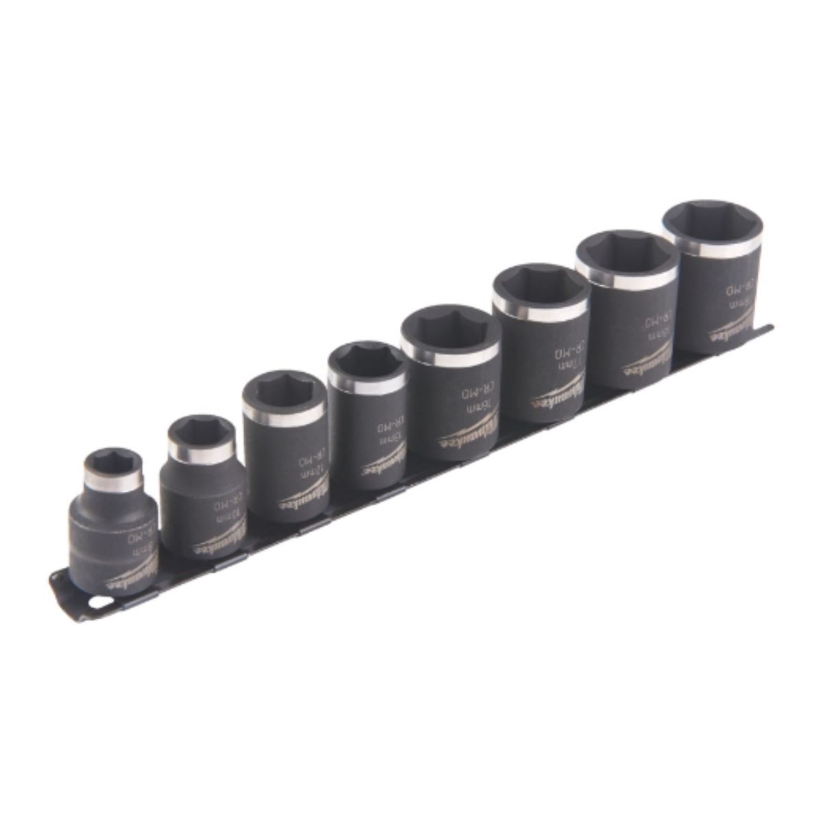 Milwaukee Schlagnuss-Set 3/8 Zoll kurz 8-teilig Shockwave