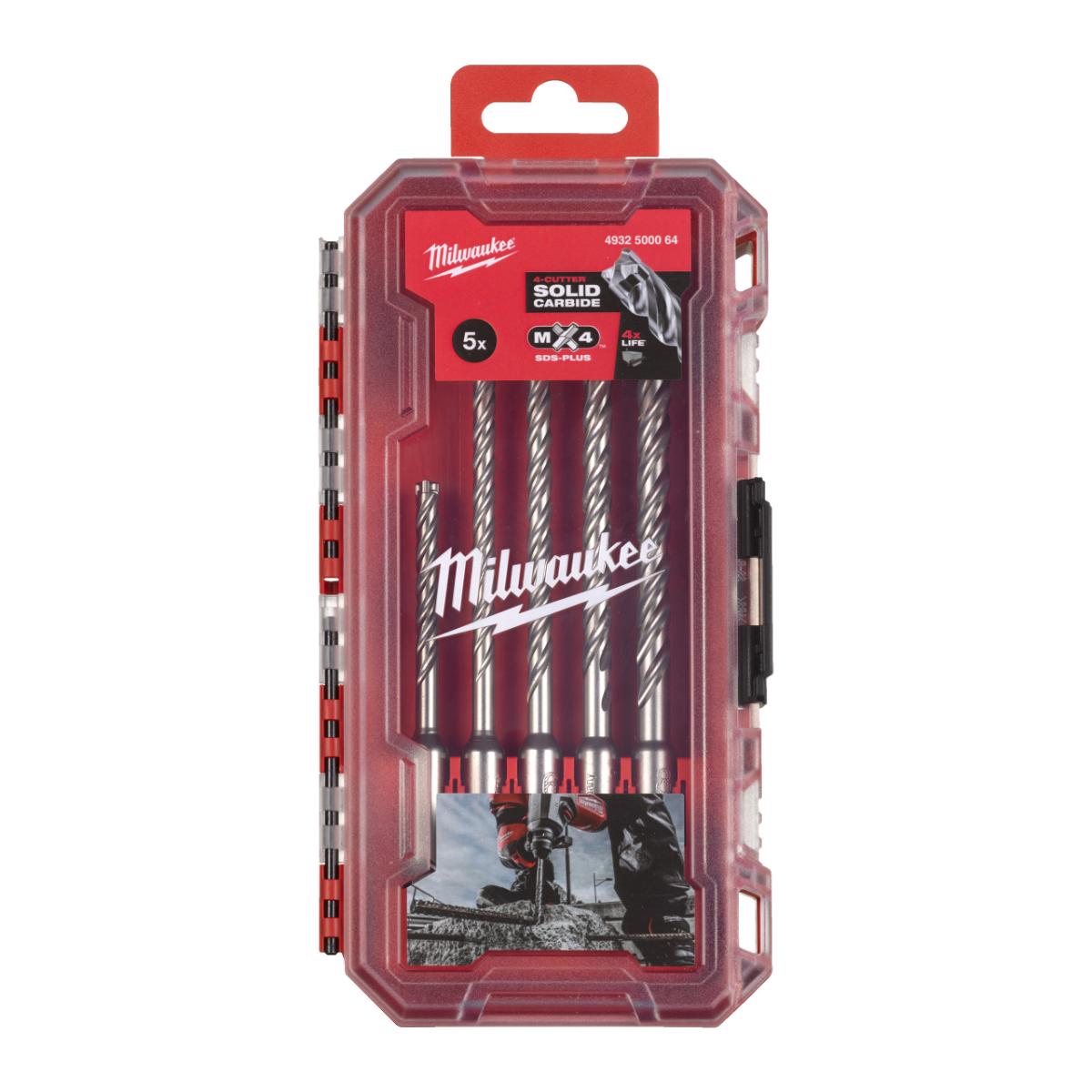 Milwaukee Hammerbohrer MX4 5-teiliges Set MX4 SDS-Plus