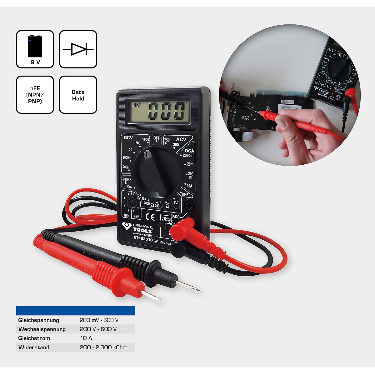 Brilliant Tools Digital-Multimeter