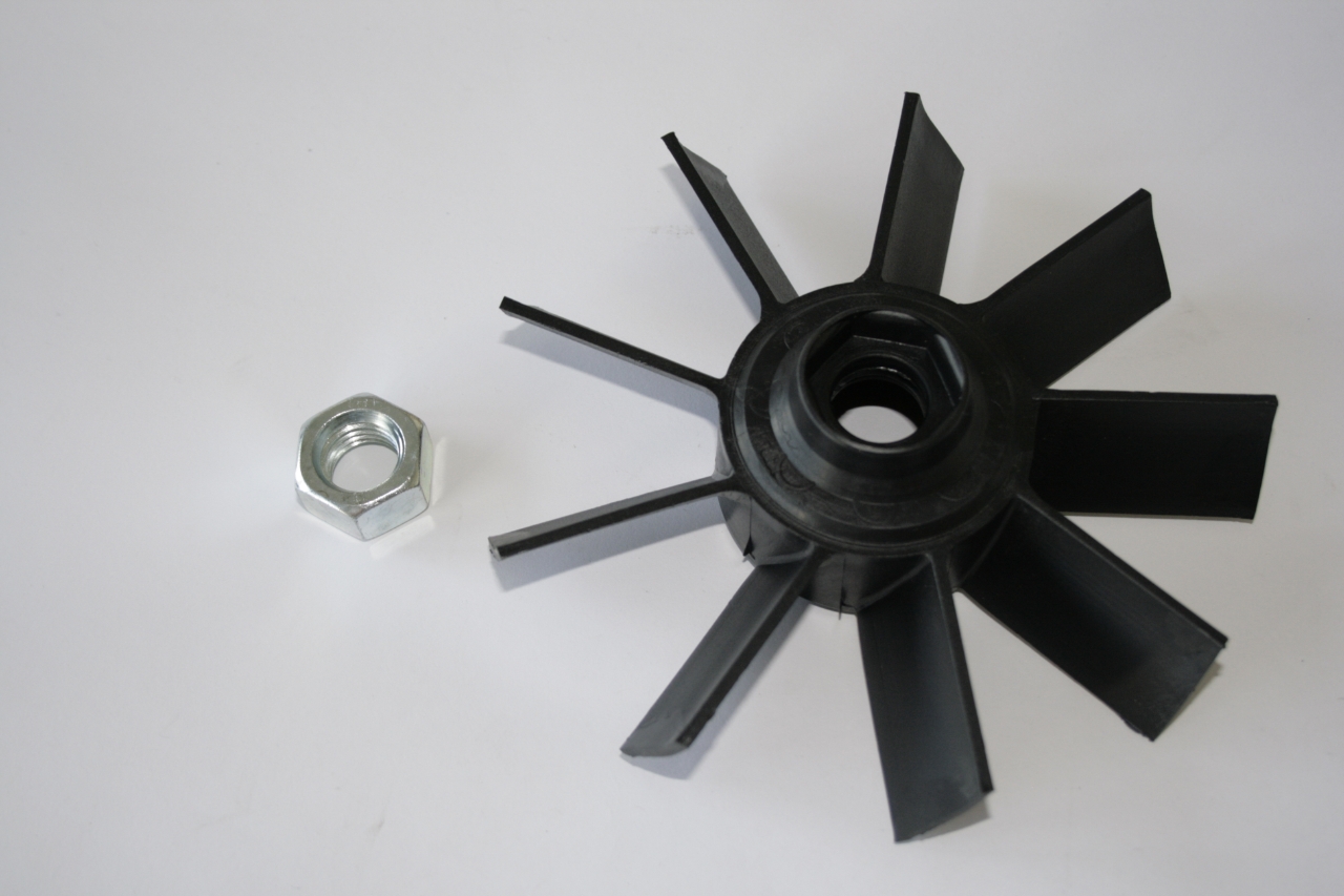 ELMAG PVC-Ventilatorflügel mit Mutter