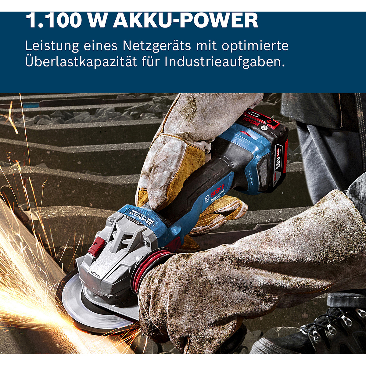 Bosch Akku-Winkelschleifer GWS 18V-11 S