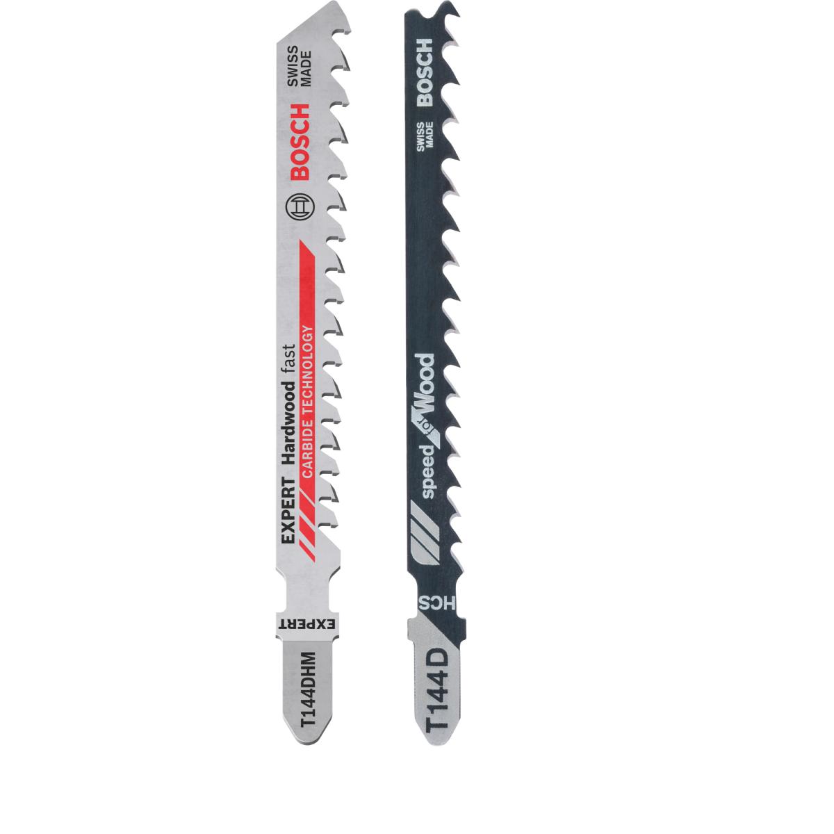 Bosch Stichsägeblatt-Set: T 144 D + 1 EXPERT Hardwood Fast T 144 DHM , 25-tlg.