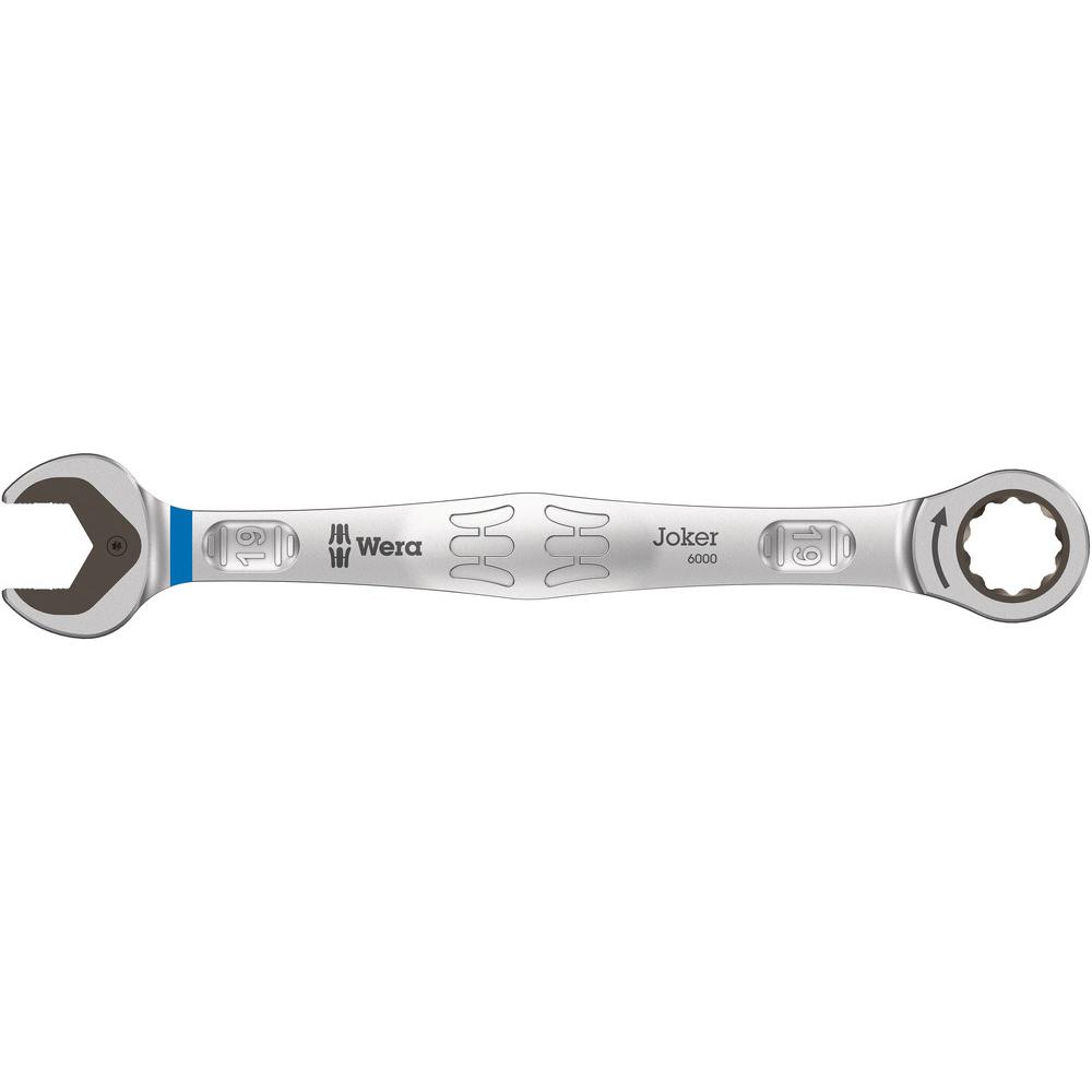 Wera 9631 Magnetleiste 6000 Joker 2 Maul-Ringratschenschlüssel-Satz