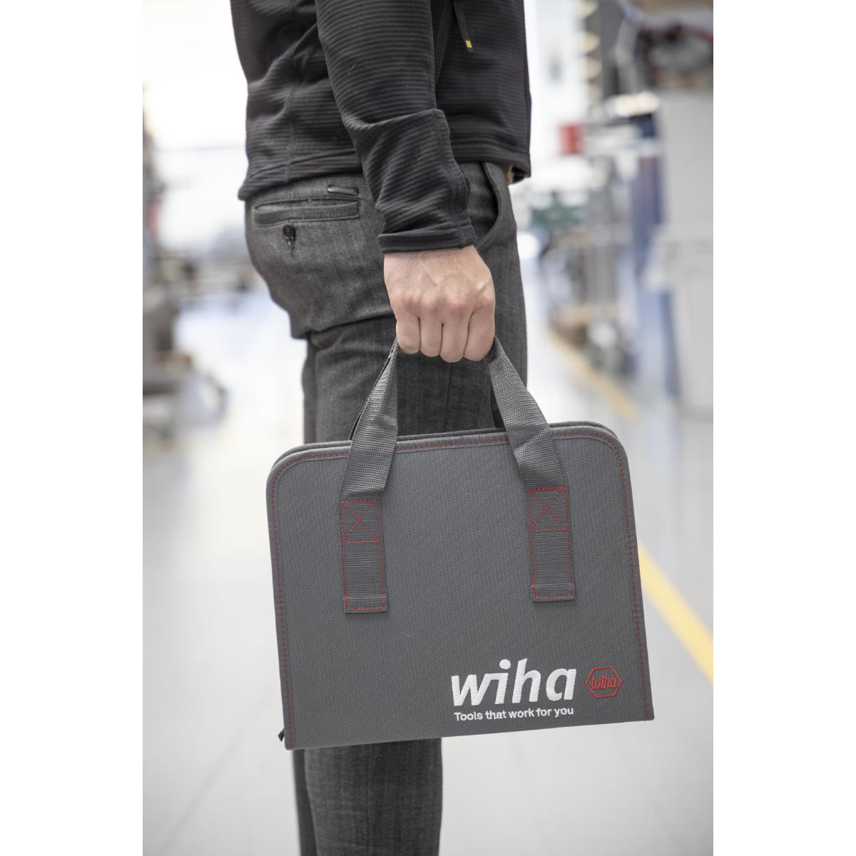Wiha Werkzeug Set Mechaniker gemischt 32-teiliges Set mit Werkzeugmappe