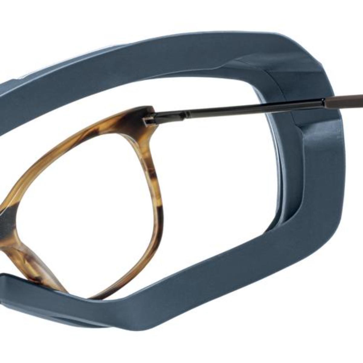 uvex Vollsichtbrille megasonic blau