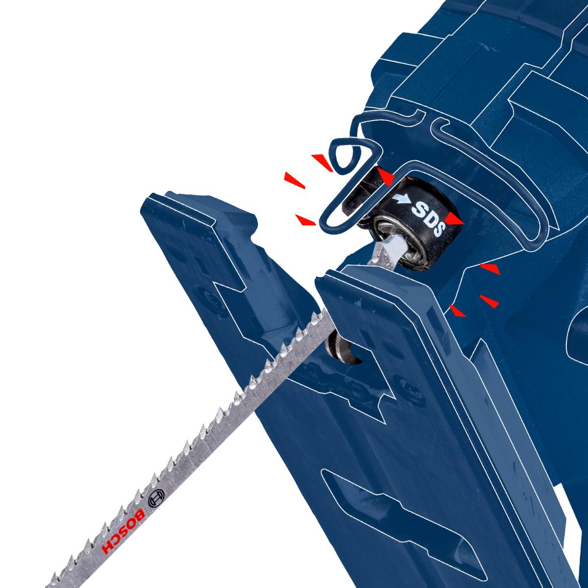 Bosch EXPERT ‘Hardwood Fast’ T 144 DHM Stichsägeblatt, 3 Stück