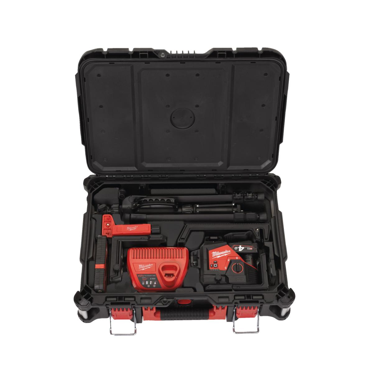 Milwaukee Kreuzlinienlaser 3x 360° M12 3PLKIT-401P
