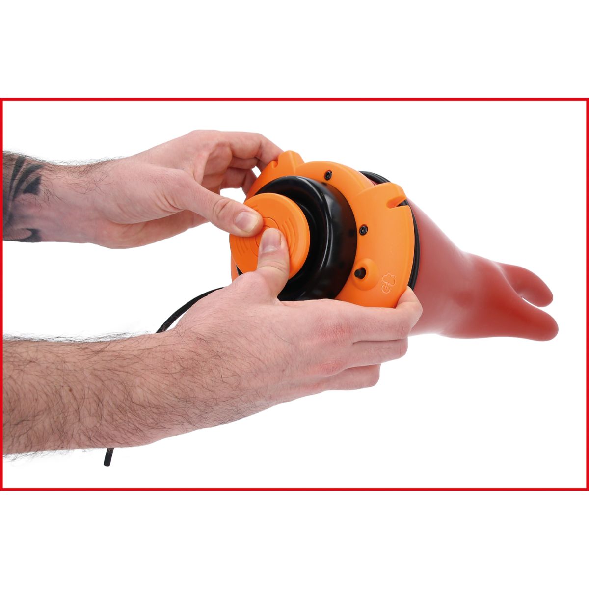 KS Tools Pneumatischer Elektrikerschutzhandschuh-Prüfer