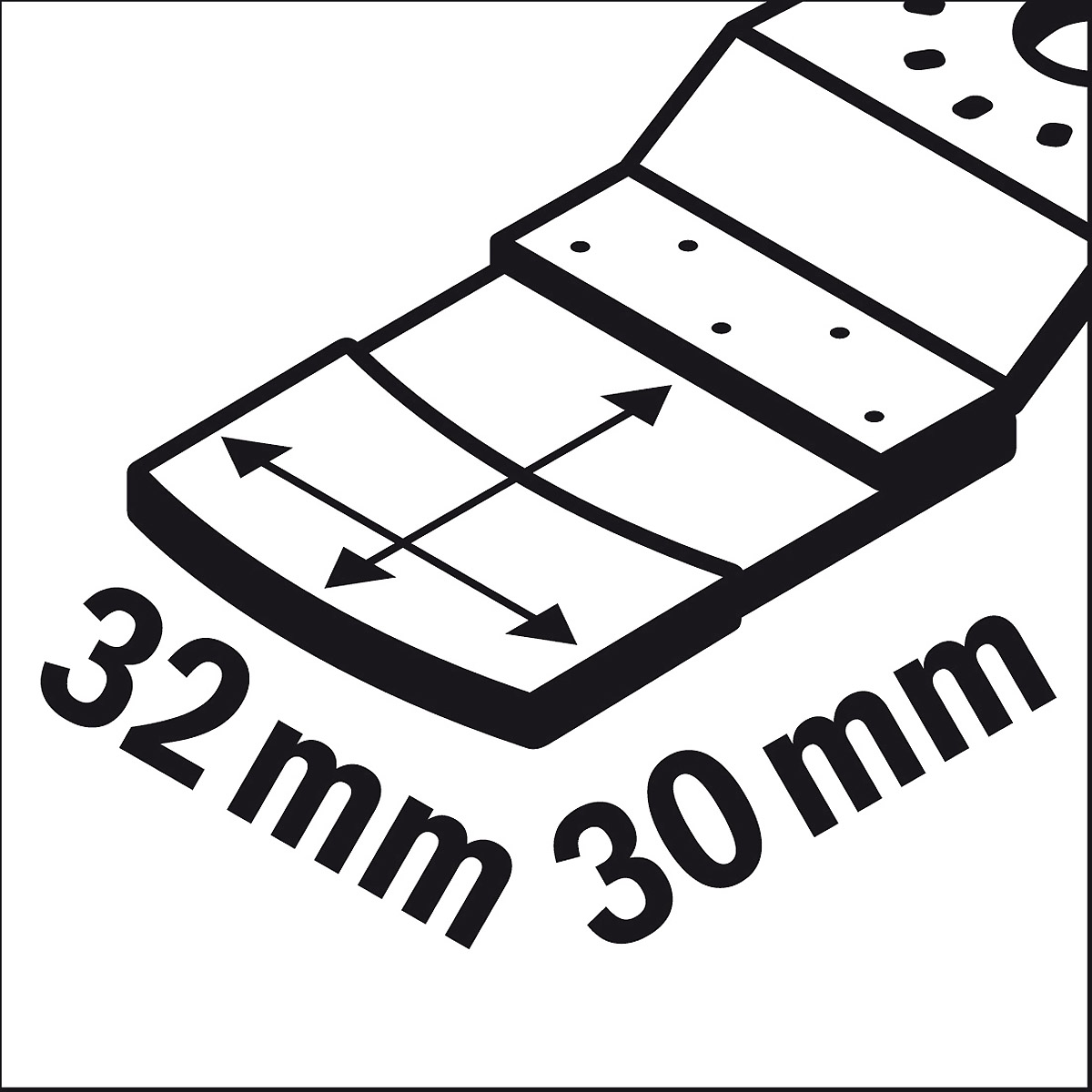 Bosch Carbide-RIFF Tauchsägeblatt AIZ 32 RT5, 30 x 32 mm