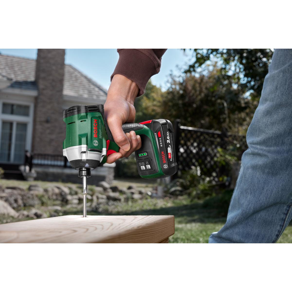 Bosch Schlagschrauber UID 18V-210, 1 x Akku PBA 18V 2.0Ah, Handwerkerkoffer