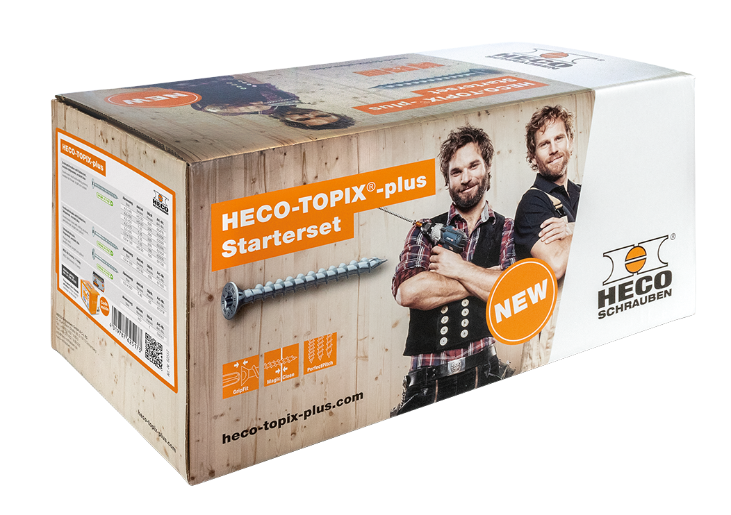 HECO TOPIX-plus Profiset "Zimmerer", Schraubensortiment