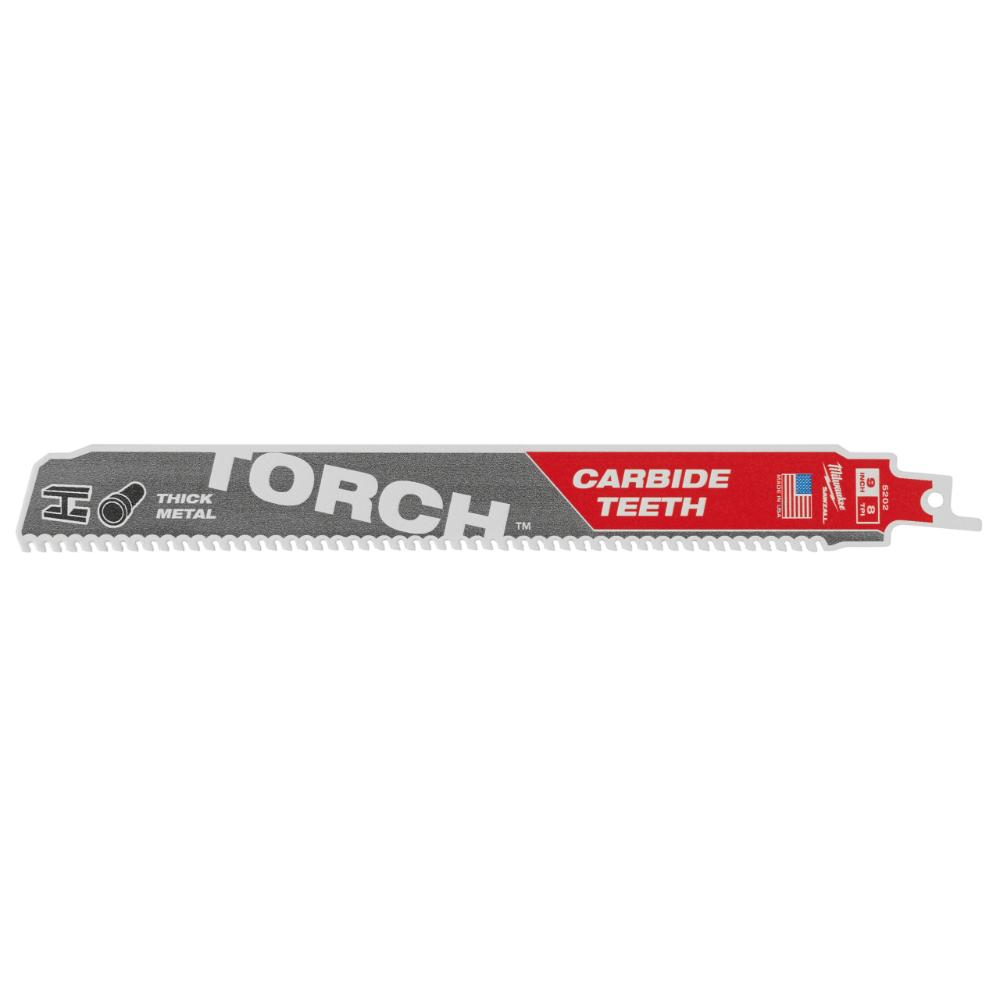 Milwaukee Säbelsägeblatt Metall THE TORCH HM-bestückt 8TPI - 5 Stück