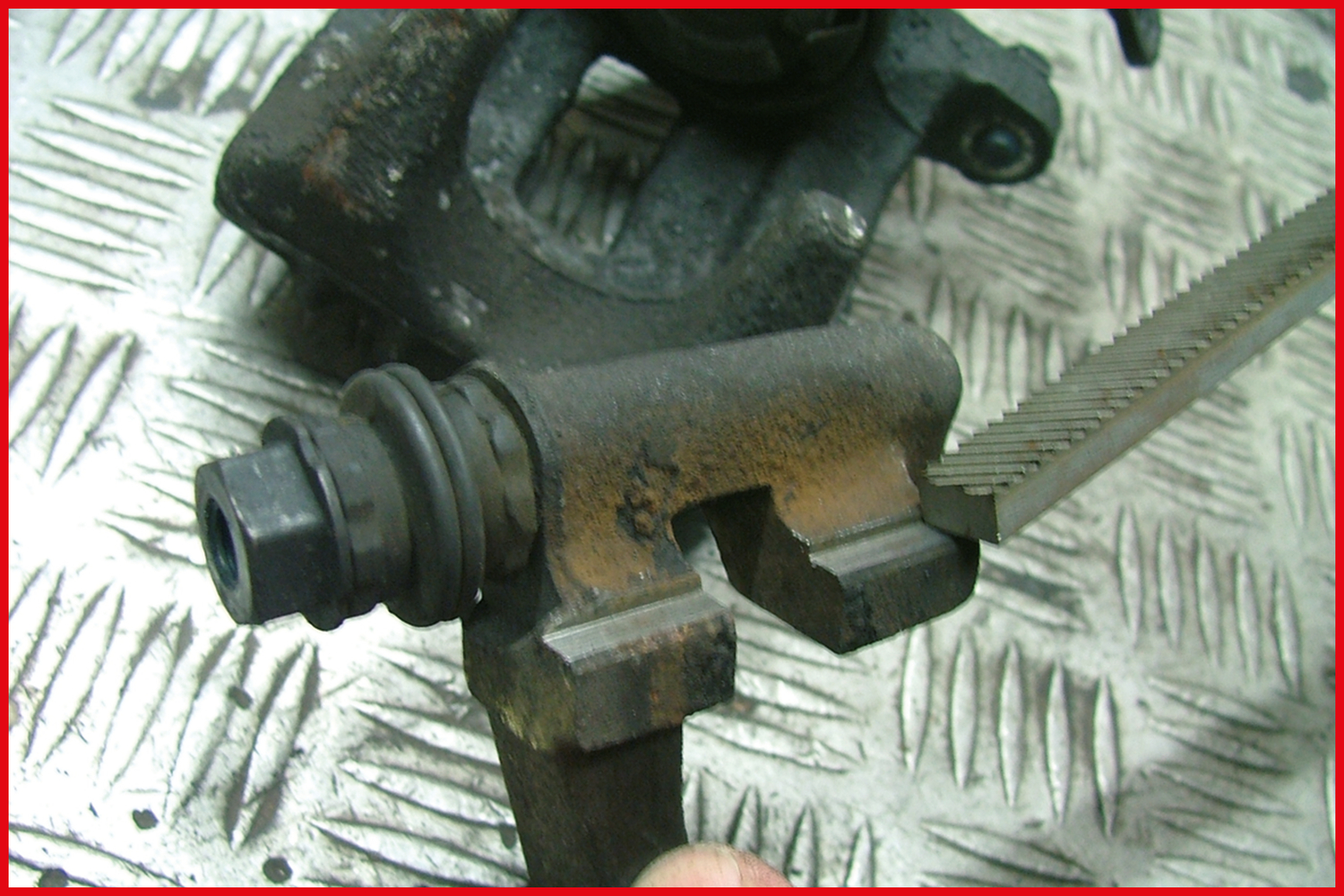 KS Tools Bremssattel-Feile extra schmal, 270mm