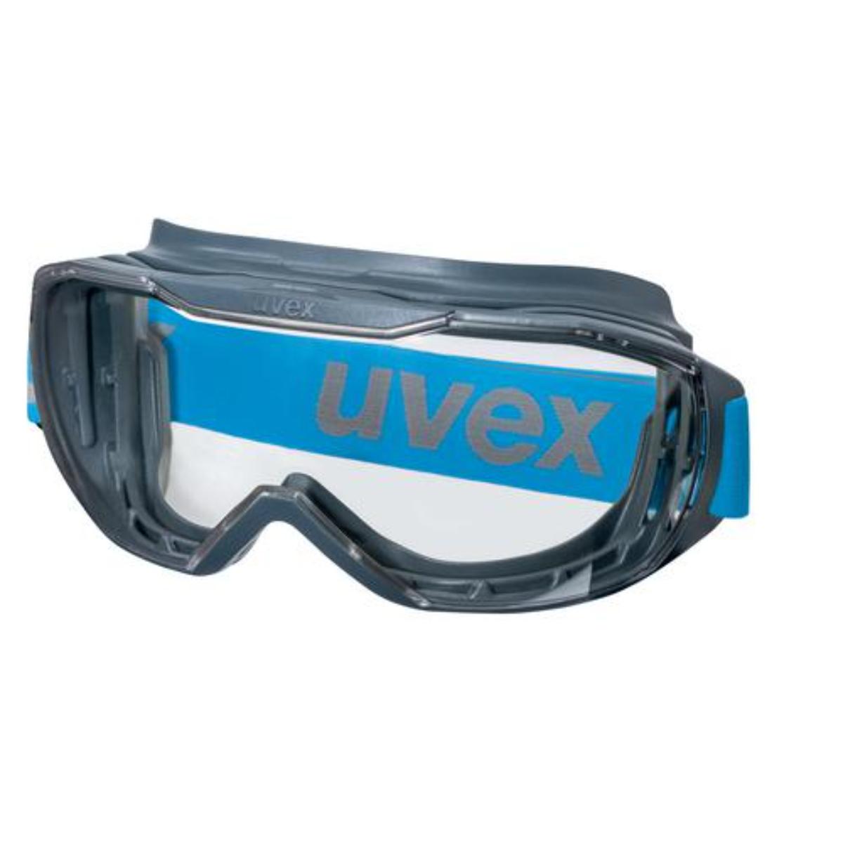 uvex Vollsichtbrille megasonic blau
