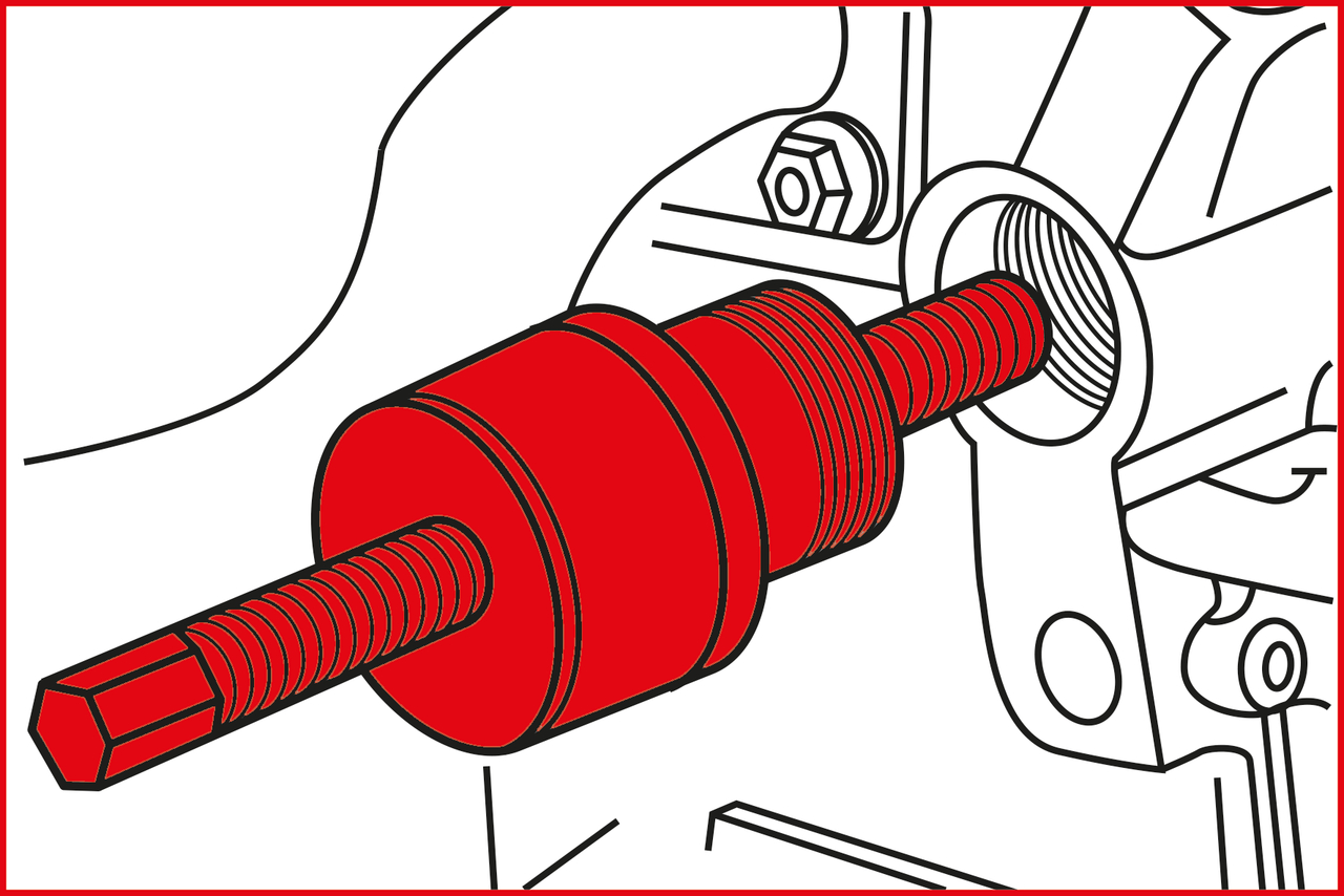 KS Tools Motoreinstell-Werkzeug-Satz für BMW, 16-tlg
