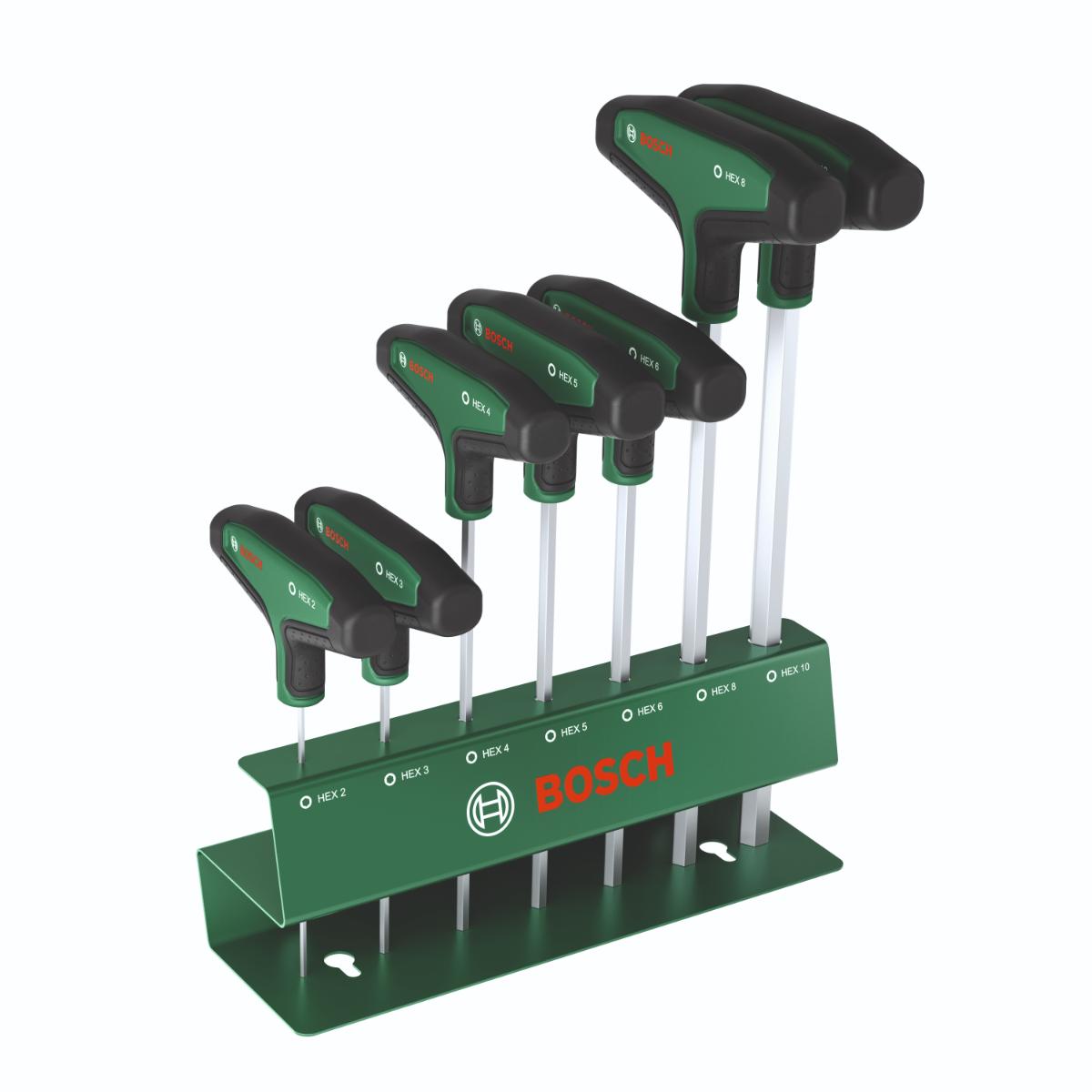 Bosch Sechskantschraubendreher-Set mit T-Griff 7-teilig