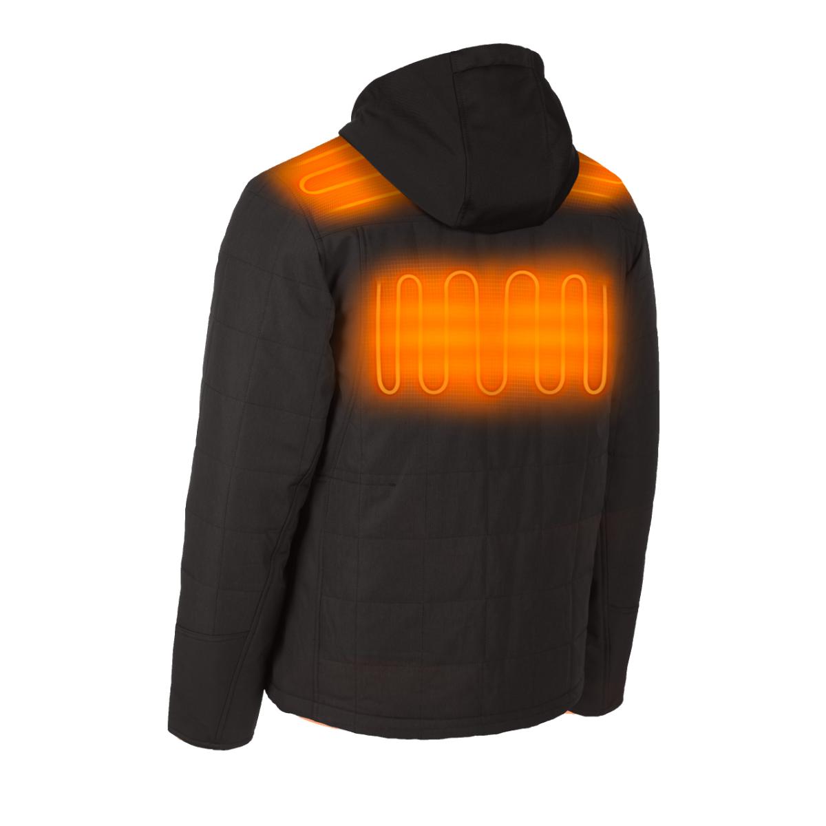 Milwaukee Akku-Thermo-Steppjacke Herren schwarz Größe S