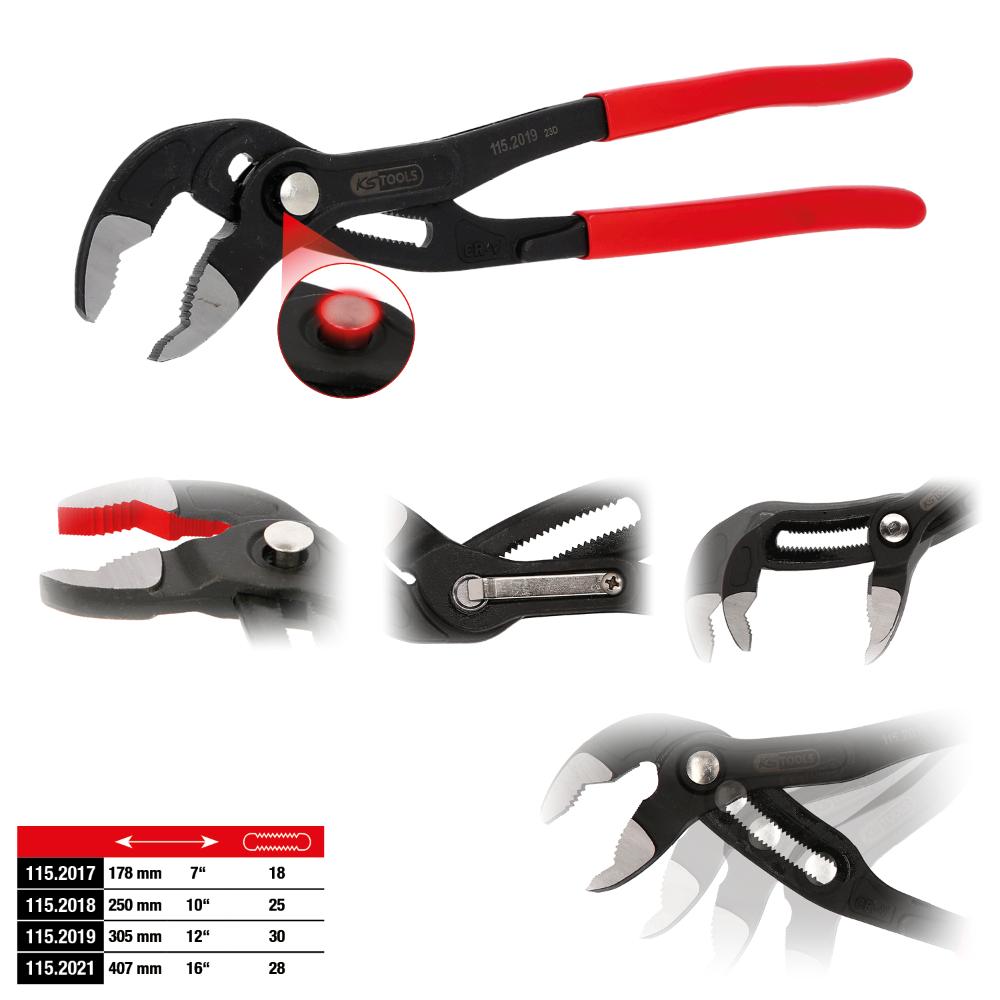 KS Tools Wasserpumpenzange, 178 mm