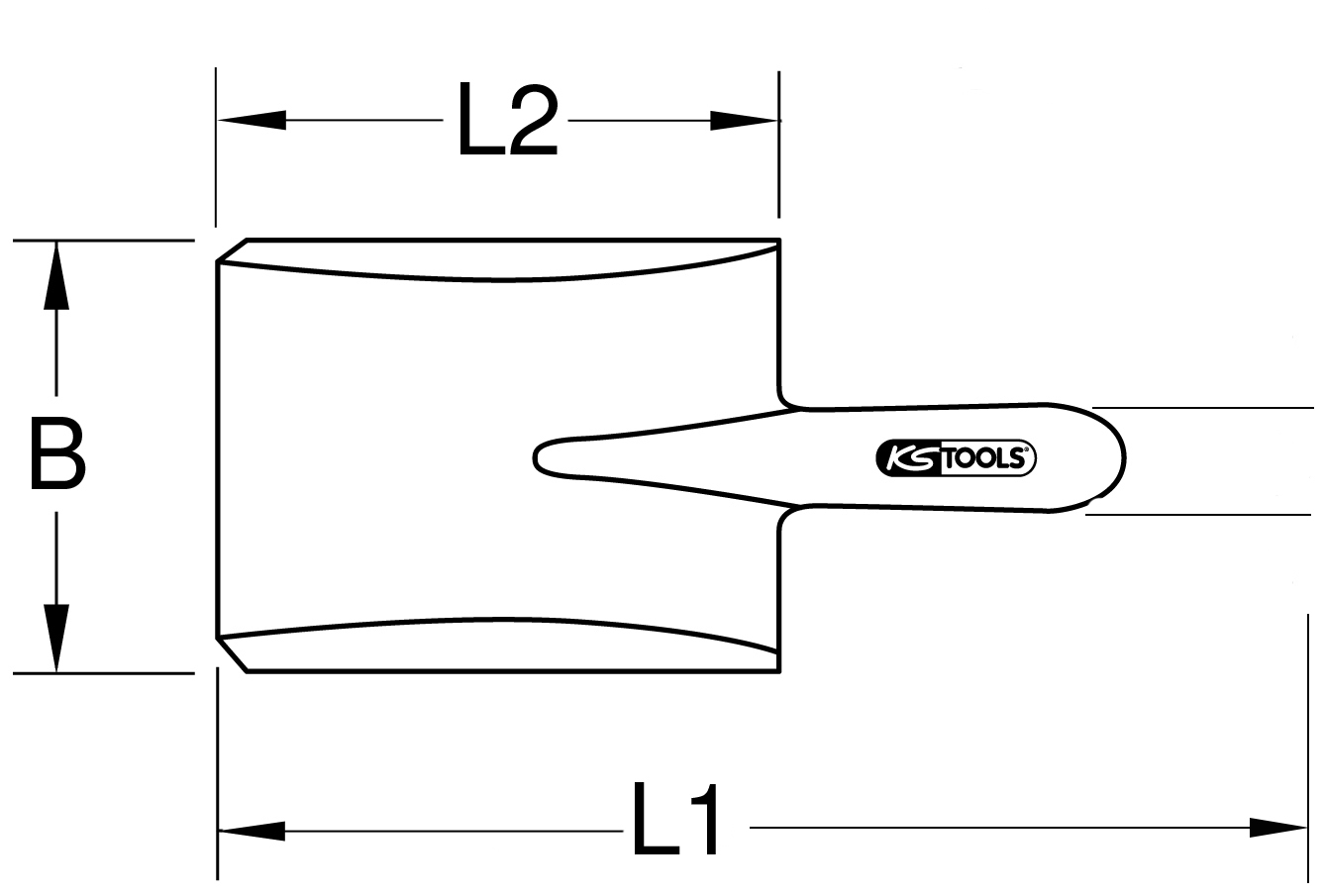 KS Tools BRONZEplus Spaten