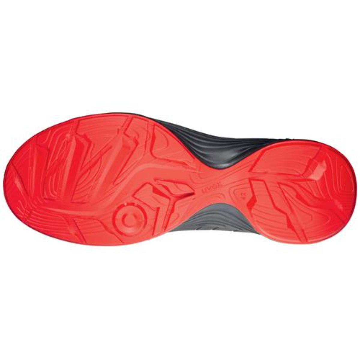 uvex 1 G2 Sicherheitsschuh Halbschuhe S1, schwarz/rot