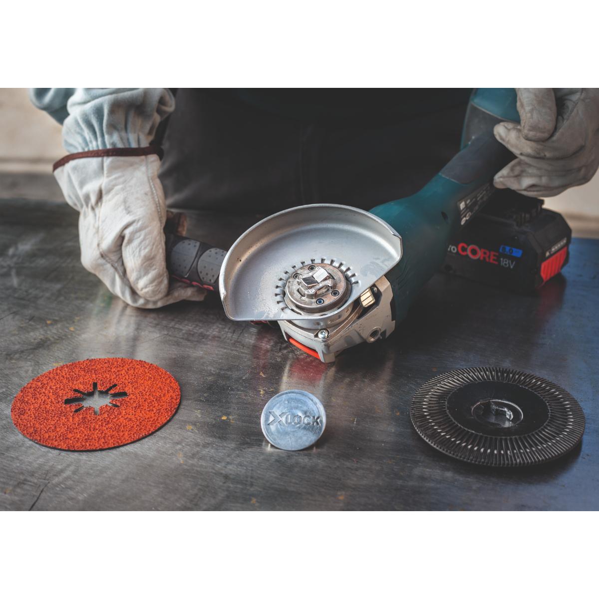 Bosch EXPERT R782 Prisma Ceramic Fiberscheibe, 180 mm, 22,23 mm, K 60, 25 Stk.