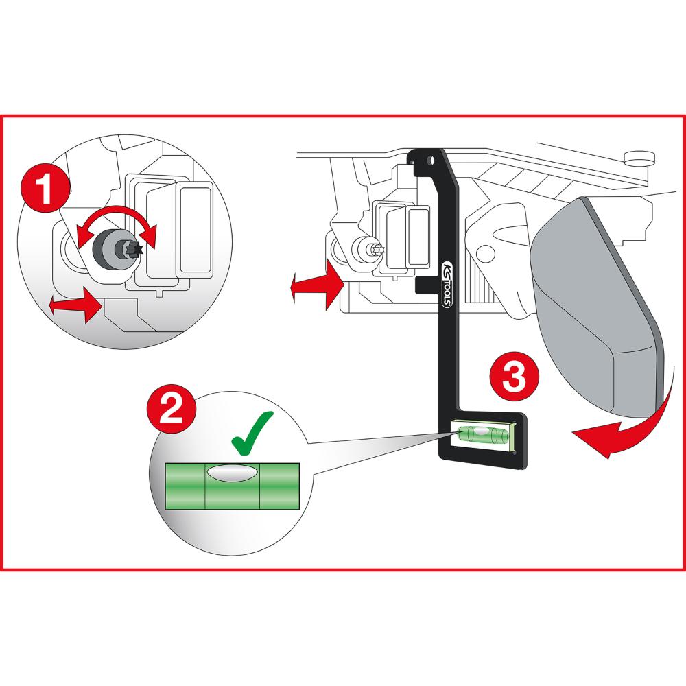 KS Tools Parkassistentenkamera-Einstellwerkzeug für Volvo