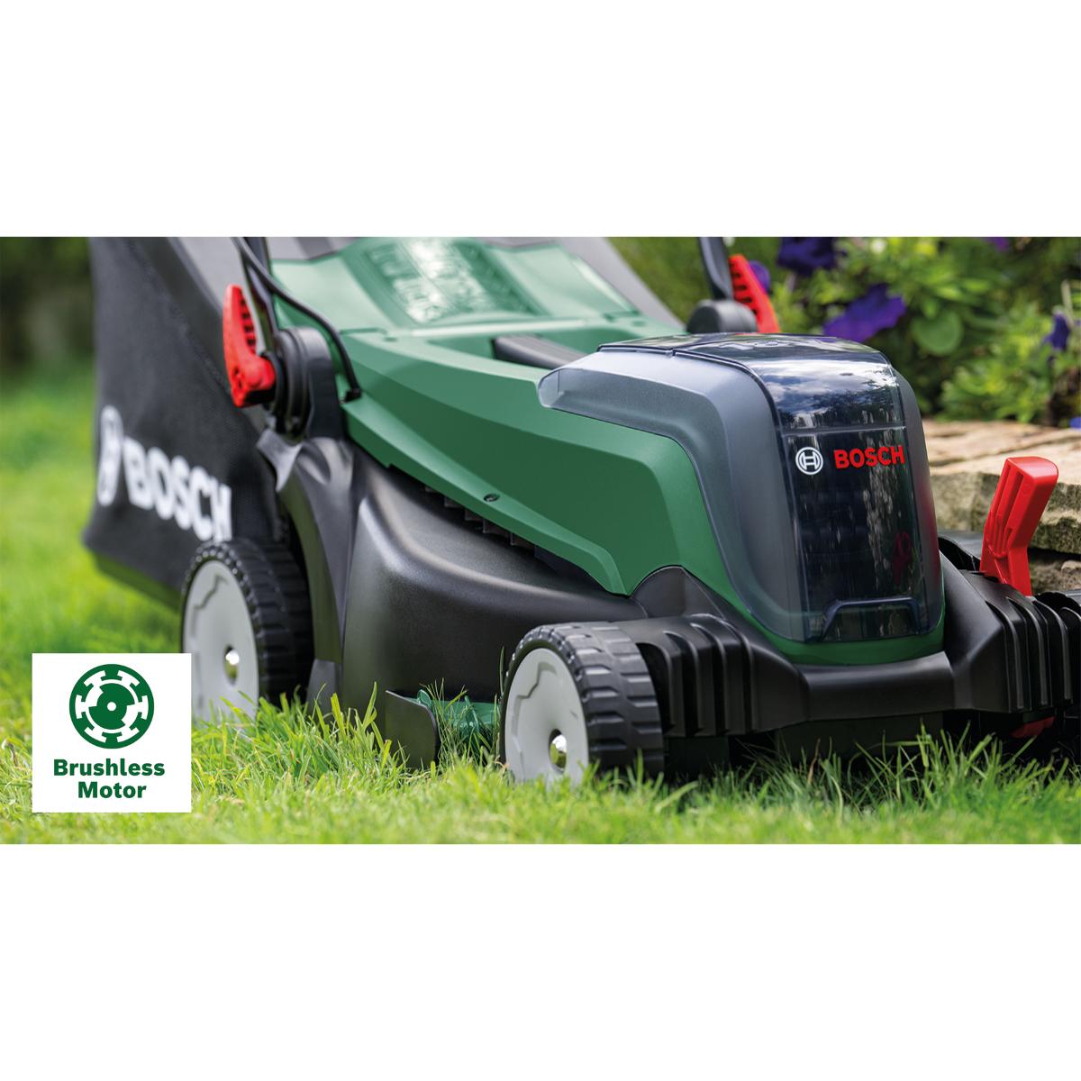 Bosch Akku-Rasenmäher UniversalRotak 2x18V-37-550, Solo