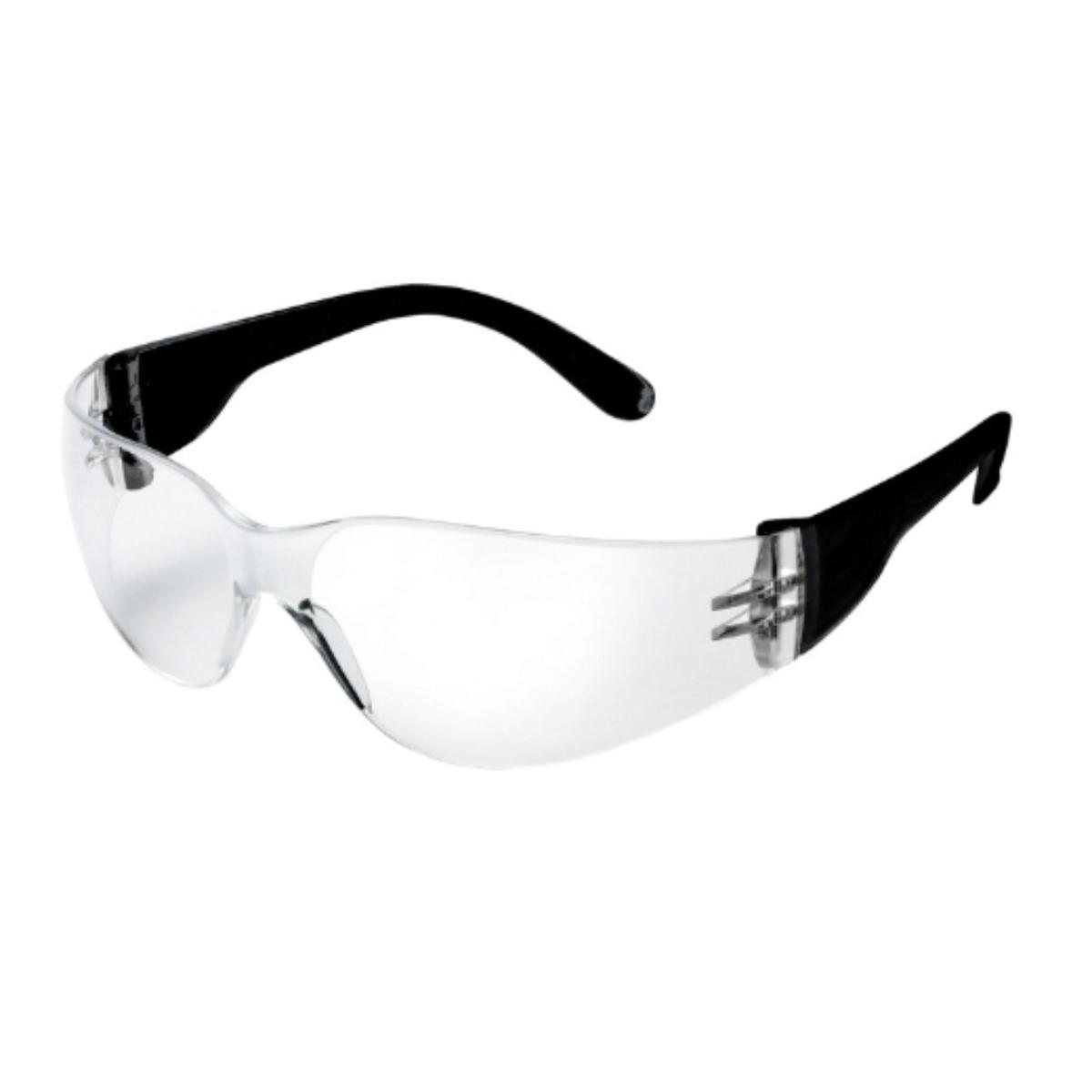 ELMAG Schutzbrille farblos schwarz & ELMAG Logo