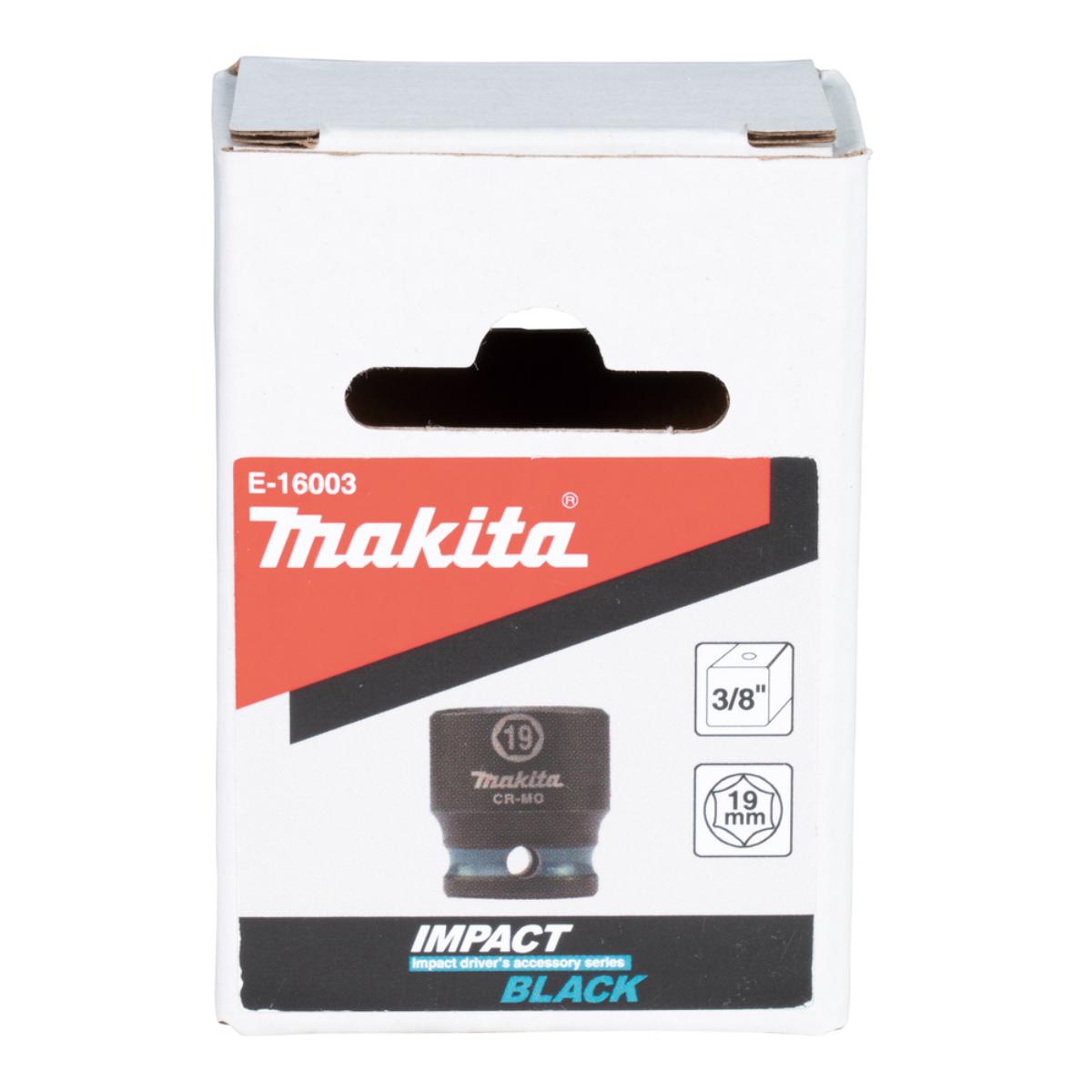 Makita Schlagnuss 3/8 Zoll kurz Impact Black