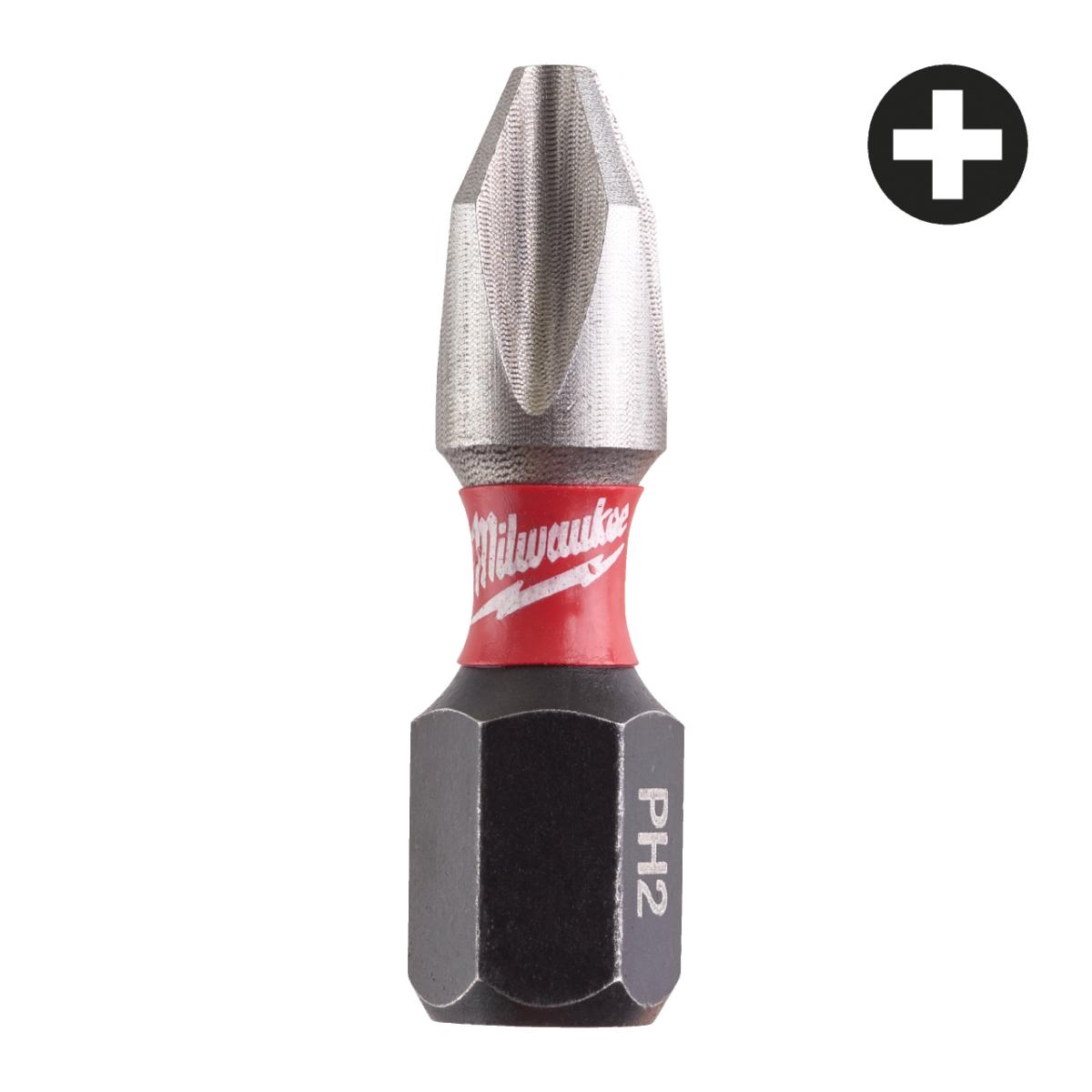 Milwaukee - BIT PH2 25MM SHOCKWAVE -25 Stück