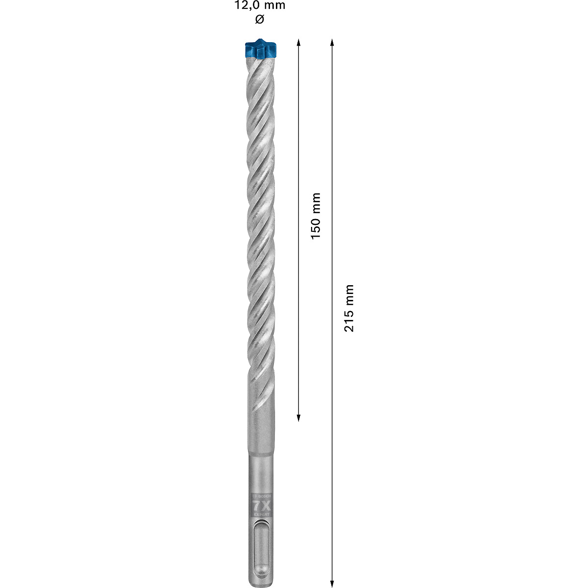Bosch Bohrhammer mit SDS plus GBH 2-26 F + 11-teiliges Zubehör Set