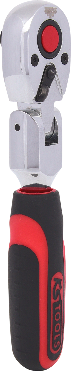 KS Tools 1/4" CHROMEplus Gelenk-Umschaltknarre, 72 Zahn